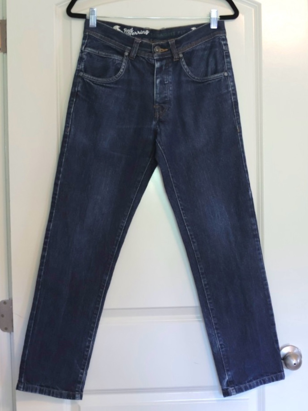 Red Herring Dark Wash Straight Leg Jeans Men’s 30 Short Y2K Denim